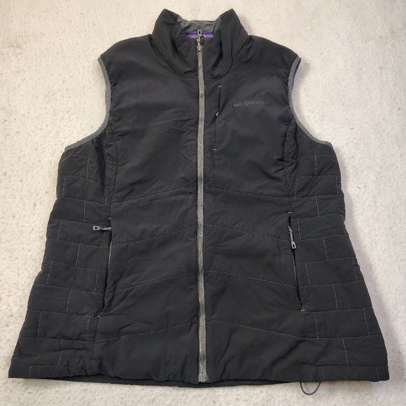 Patagonia Jackets & Blazers - Patagonia Nano Air Vest Womens Size XL Black Full Zip Thermal Layer 84275